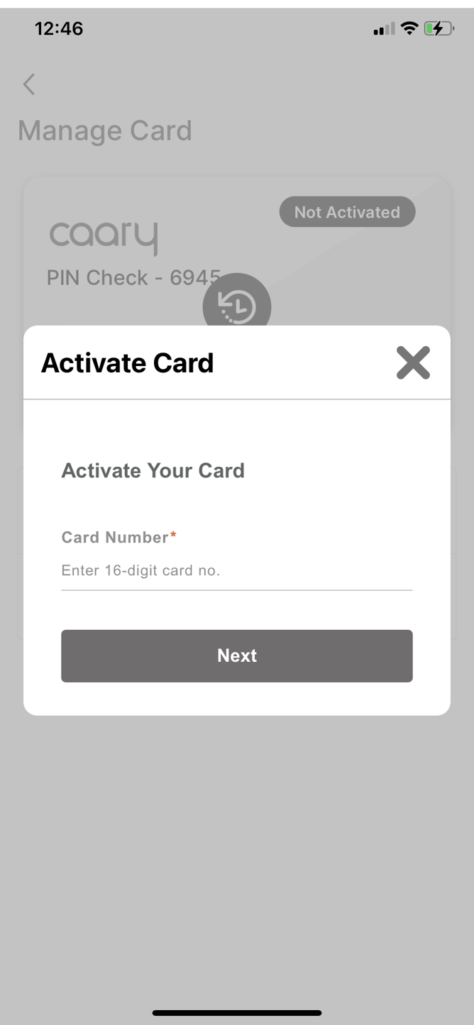 How do I activate my physical card?